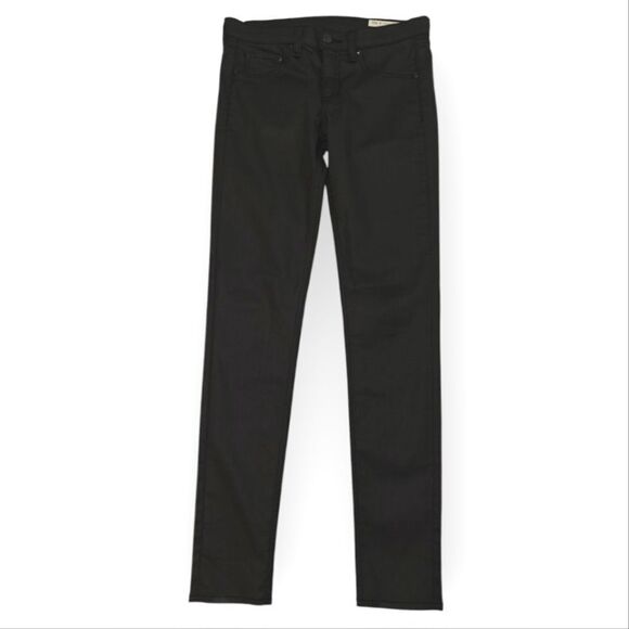 Nwot Rag & Bone Leather Like Gray Leggings Skinny Jeans Size 28 - Picture 1 of 10